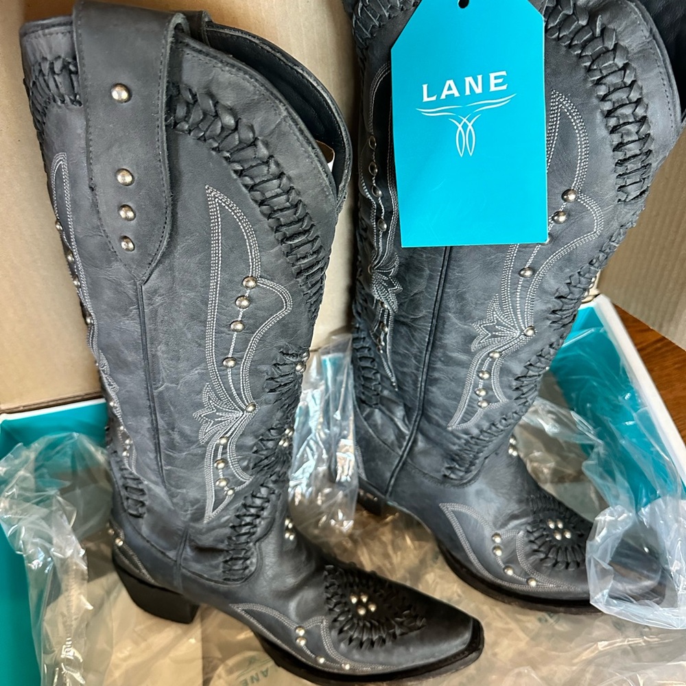 Women's Black Western Boots Lane Cossette